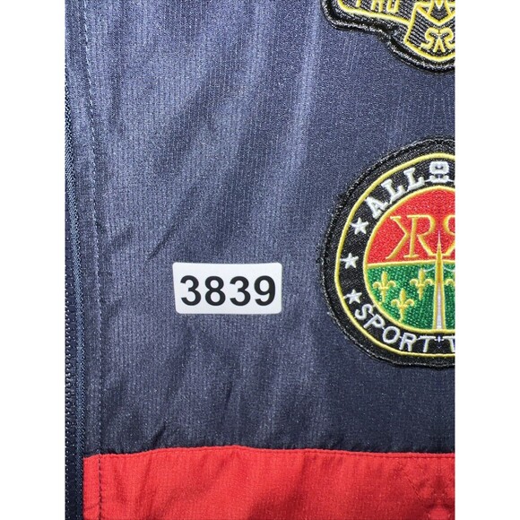 Krisp NYC All StarsMens Small Colorblock Heavy Sweatshirt  Hoodie w/Patches - Picture 8 of 8